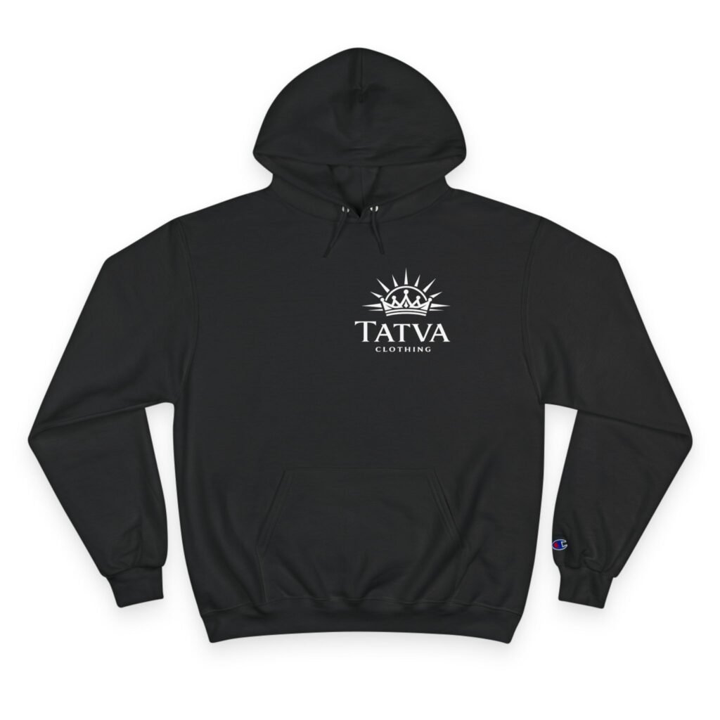 TATVA Essential Hoodie — Black